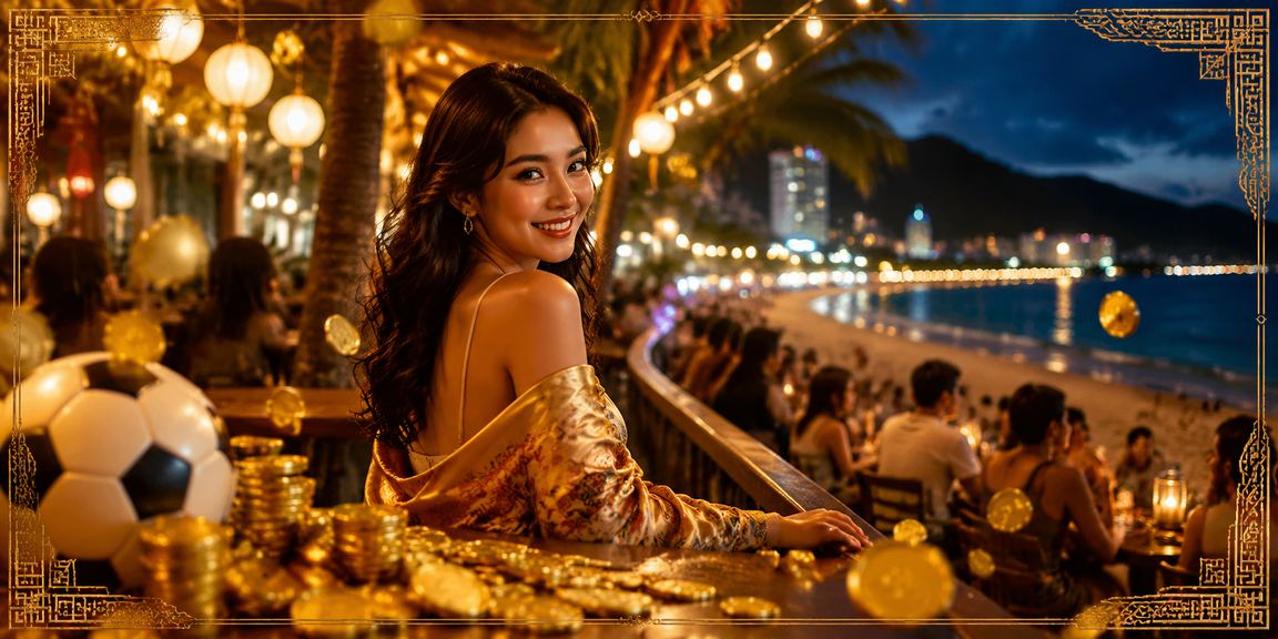 Người hâm mộ xem bóng đá và đặt cược tại chợ đêm Nha Trang sôi động