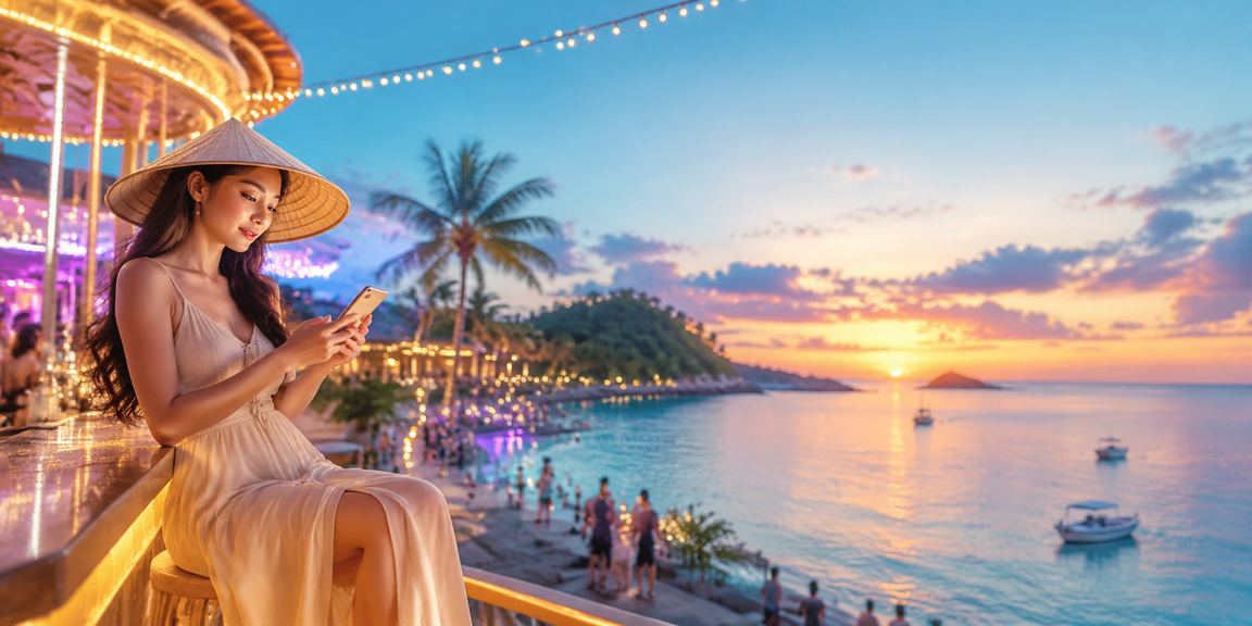 Người dùng tại Phú Quốc trải nghiệm casino trực tuyến trên điện thoại di động
